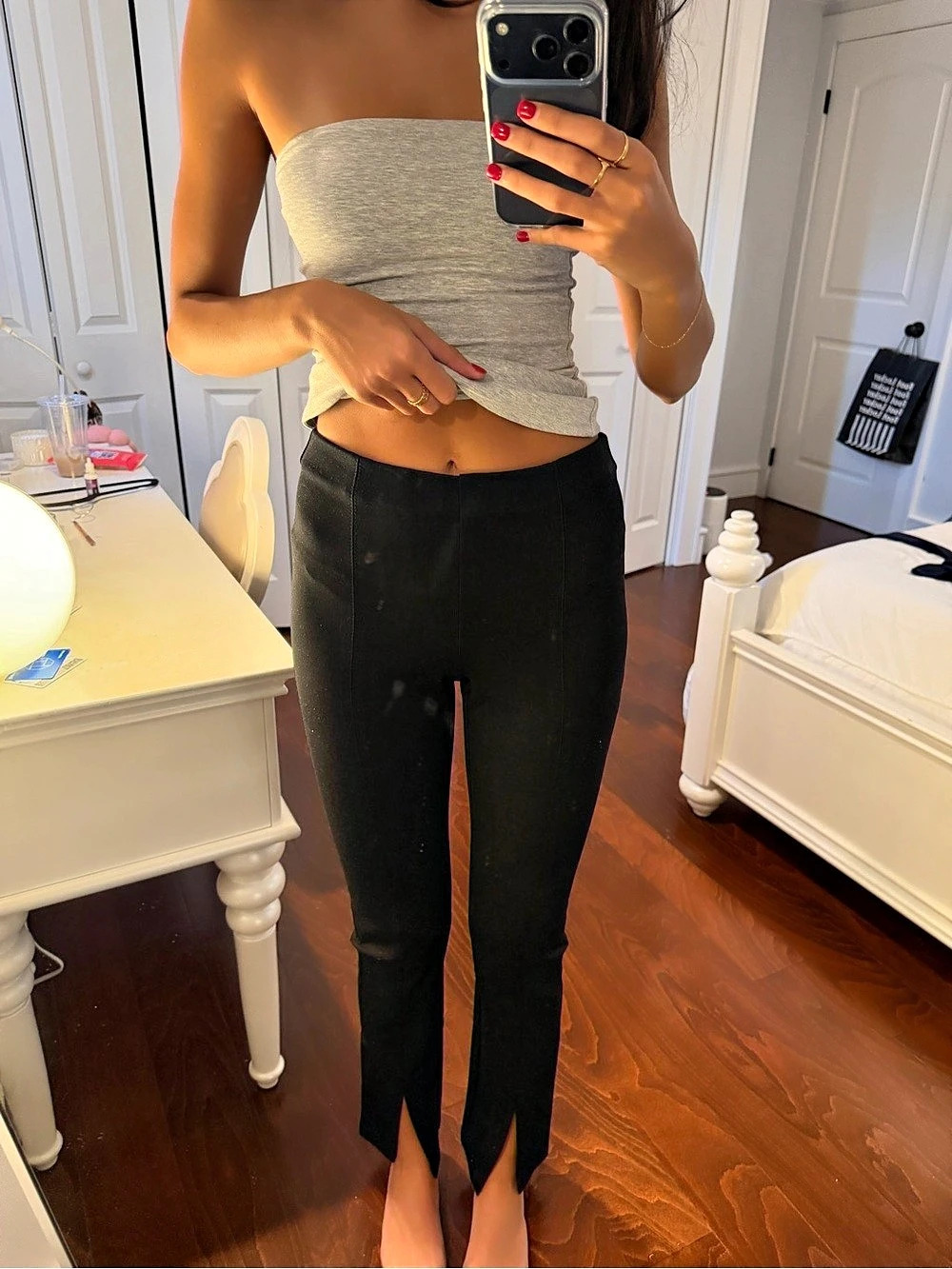 Banana Republic Straight Leg Pants in Black Size XS